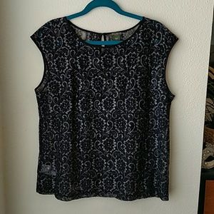 Eddie Bauer lace top